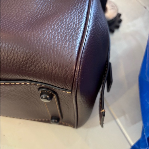 Coach woman  Dark Brown rogueLeather satchel - Picture 8 of 11